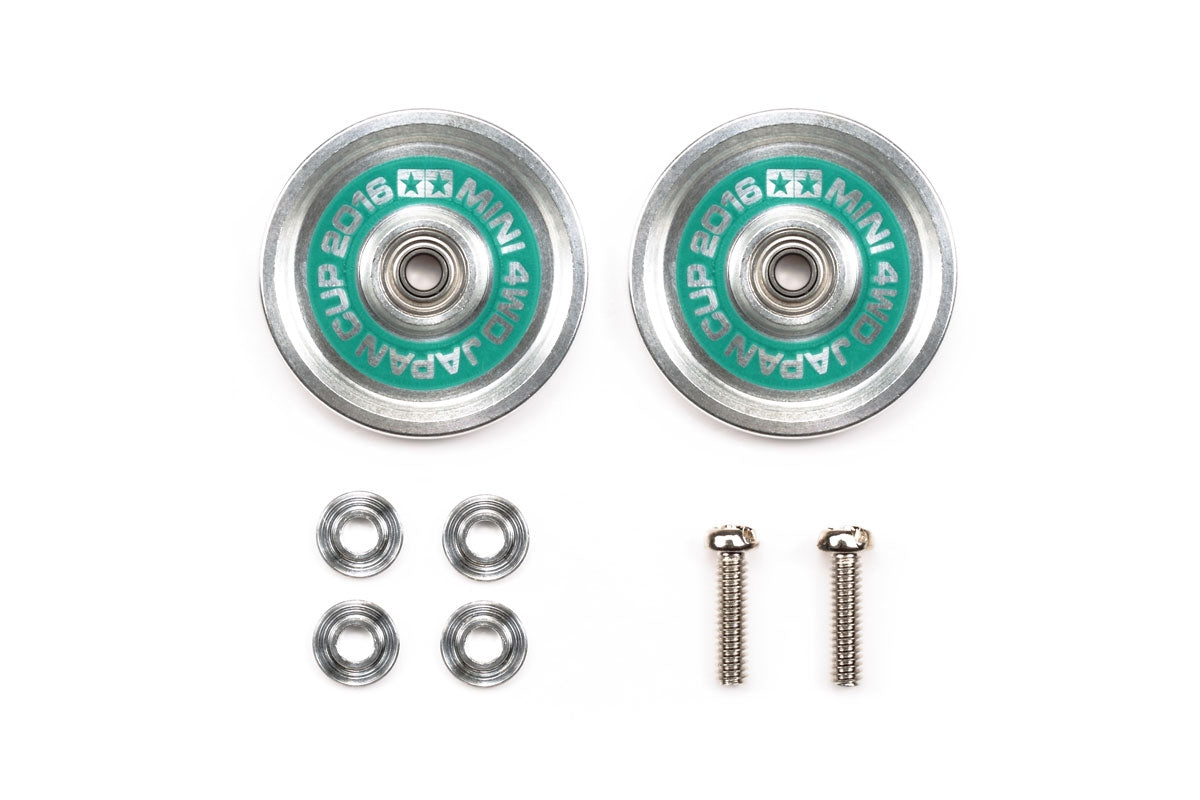 HG 19mm Aluminum Ball-Race Rollers (Ringless) J-Cup 2016 95095 Tamiya Mini 4WD