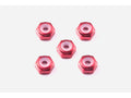 2mm aluminium lock nut (Red, 5pcs.) 15493 Tamiya Mini 4WD