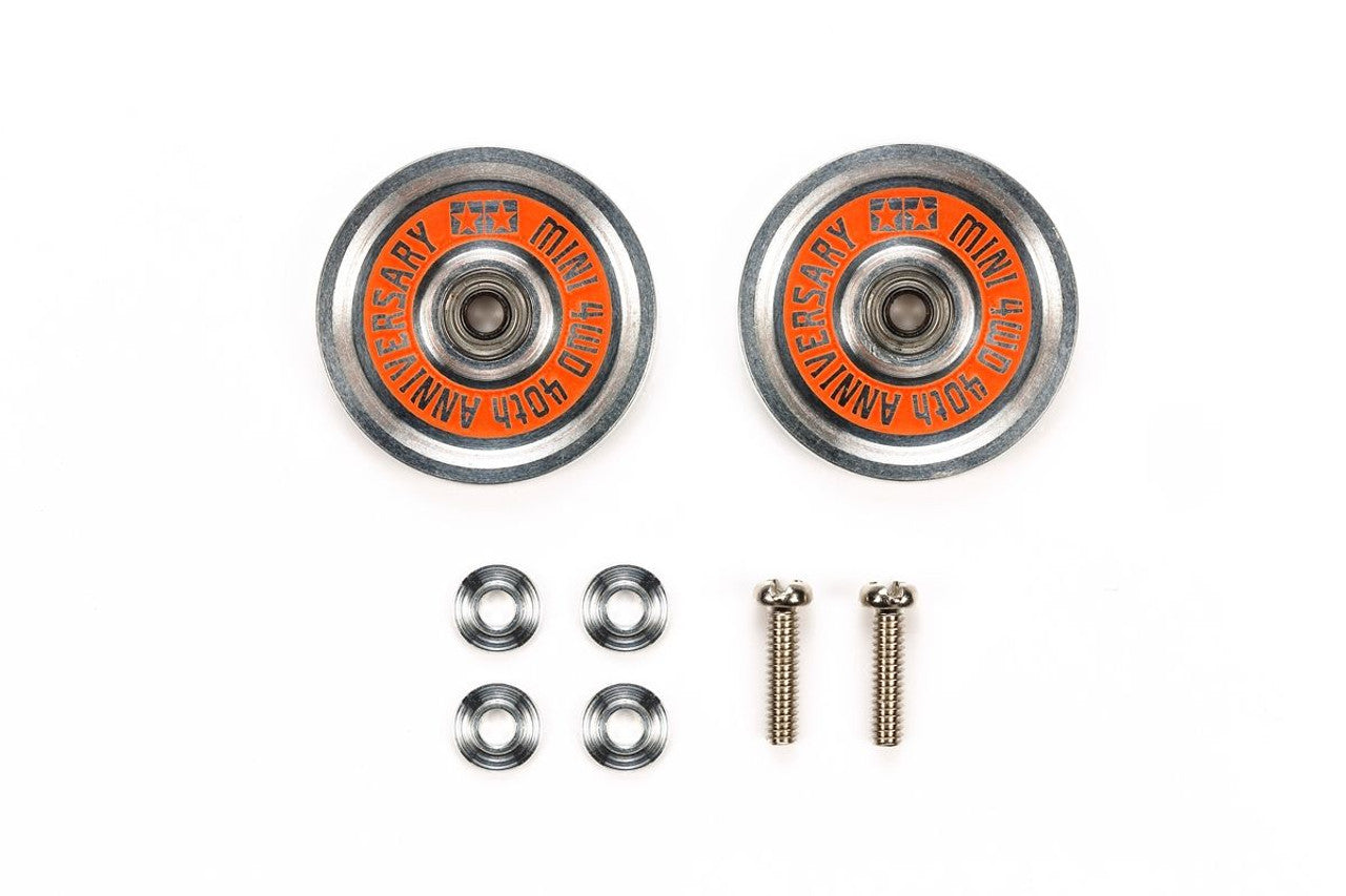 40th Anniv. 19mm All Aluminum Bearing Roller Set 95643 Tamiya Mini 4WD
