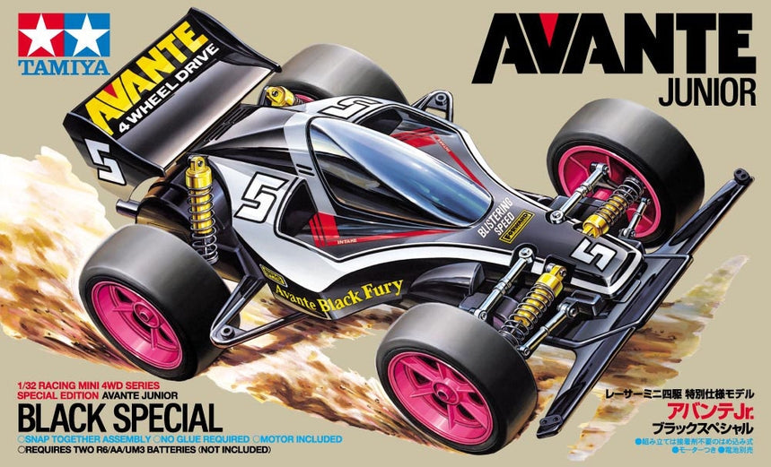 JR AVANTE JR. BLACK SPECIAL 95501 Tamiya Mini 4WD