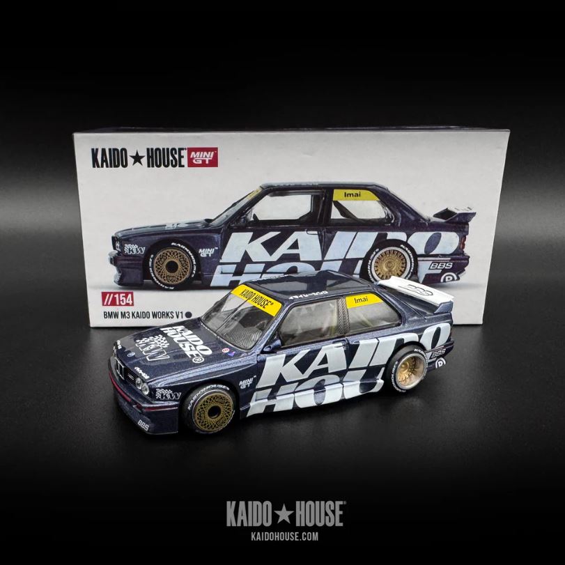Kaido House x Mini GT BMW M3 Kaido Works V1 KHMG154 1/64 Diecast car