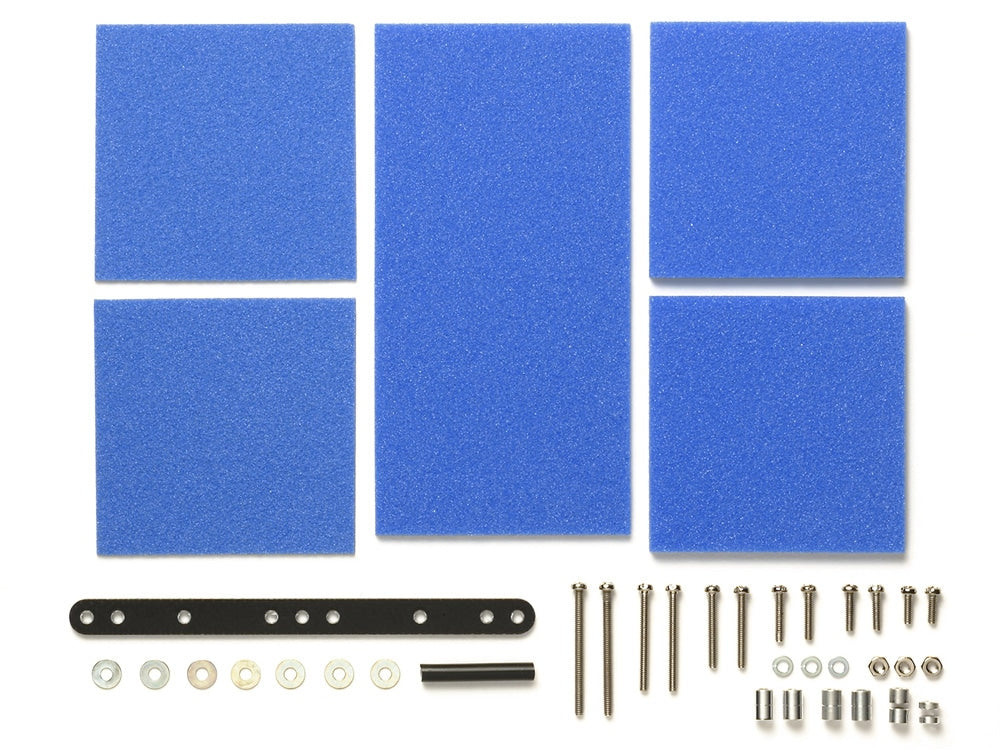 Brake Sponge Set (Mild 1/2/3mm Blue) 15512 Tamiya Mini 4WD