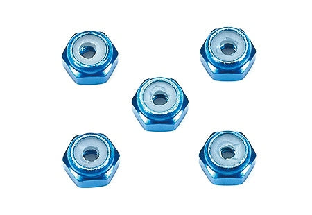 Blue 2mm Aluminum Lock Nut 15500 Tamiya Mini 4WD