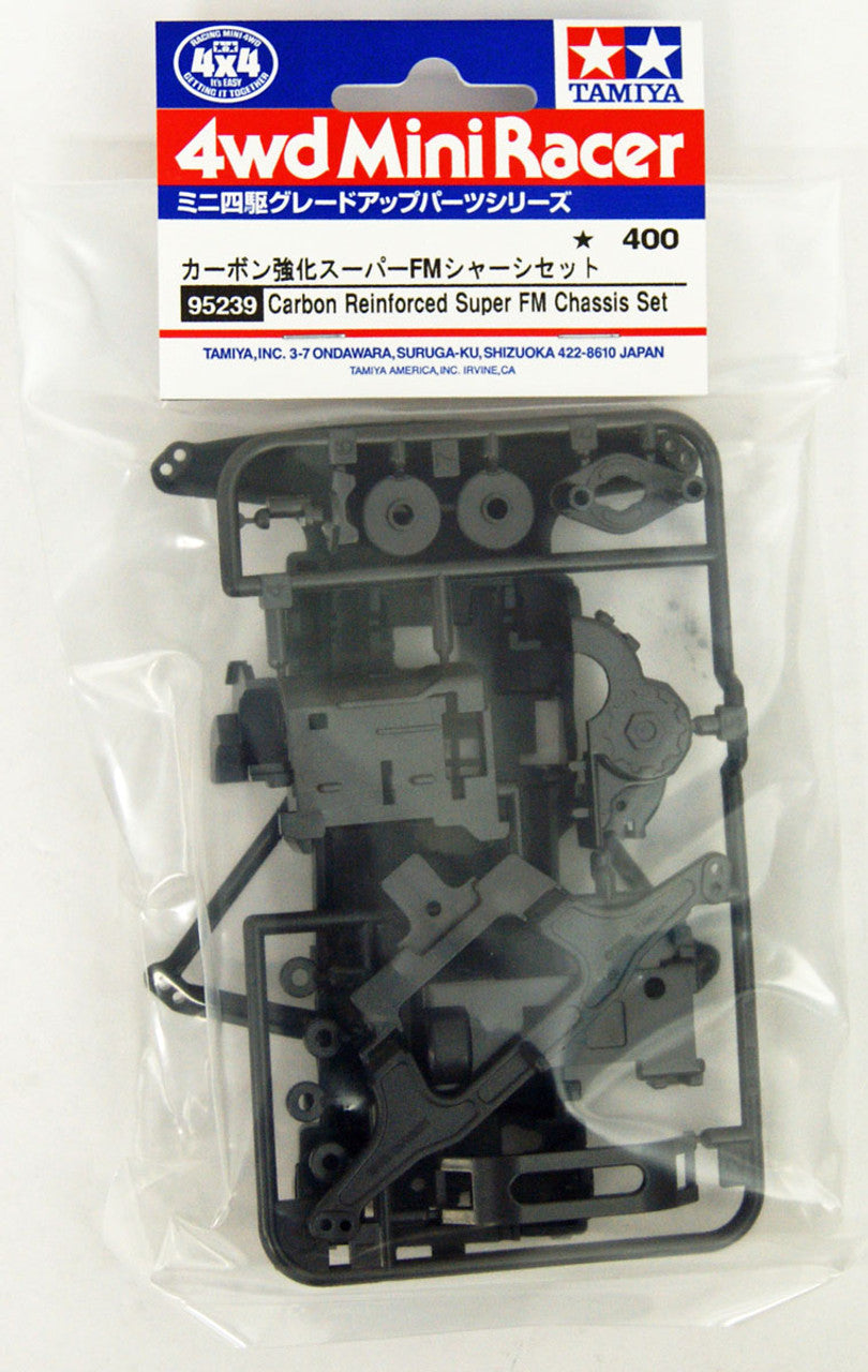 Carbon Reinforced Super FM Chassis Set 95239 Tamiya Mini 4WD