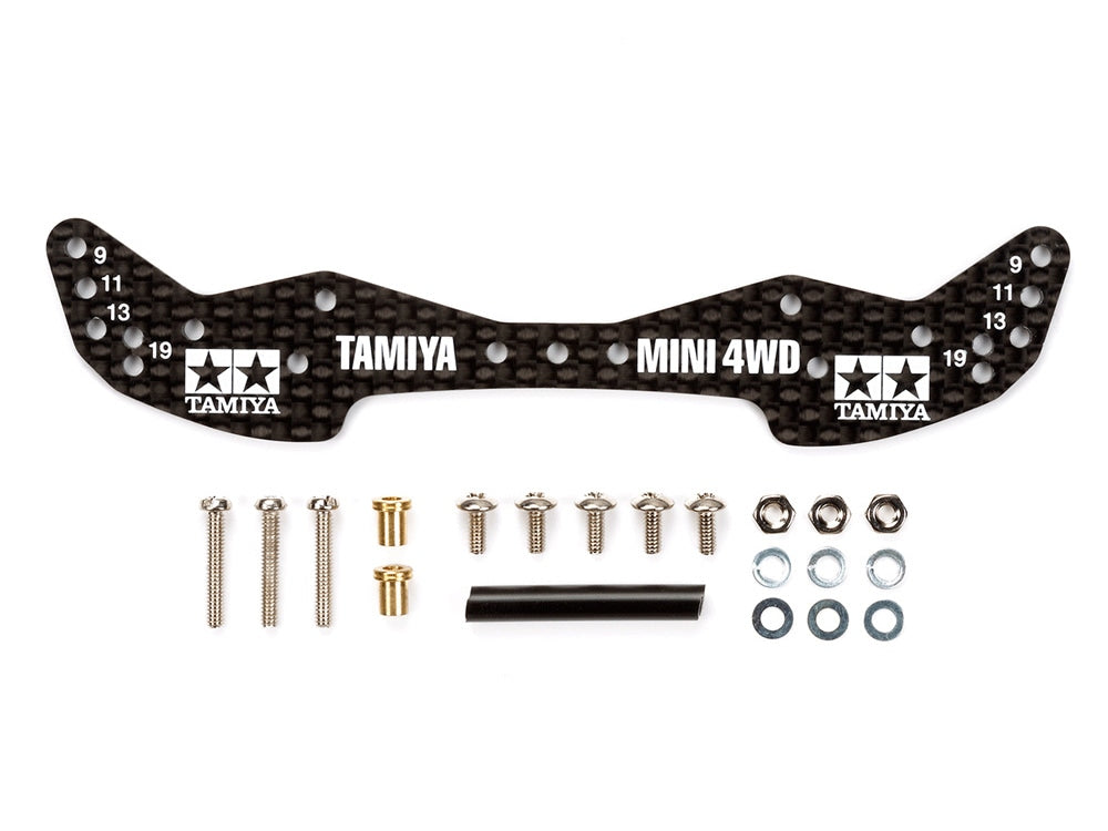 HG Carbon Wide Front Plate (1.5mm) 15498 Tamiya Mini 4WD