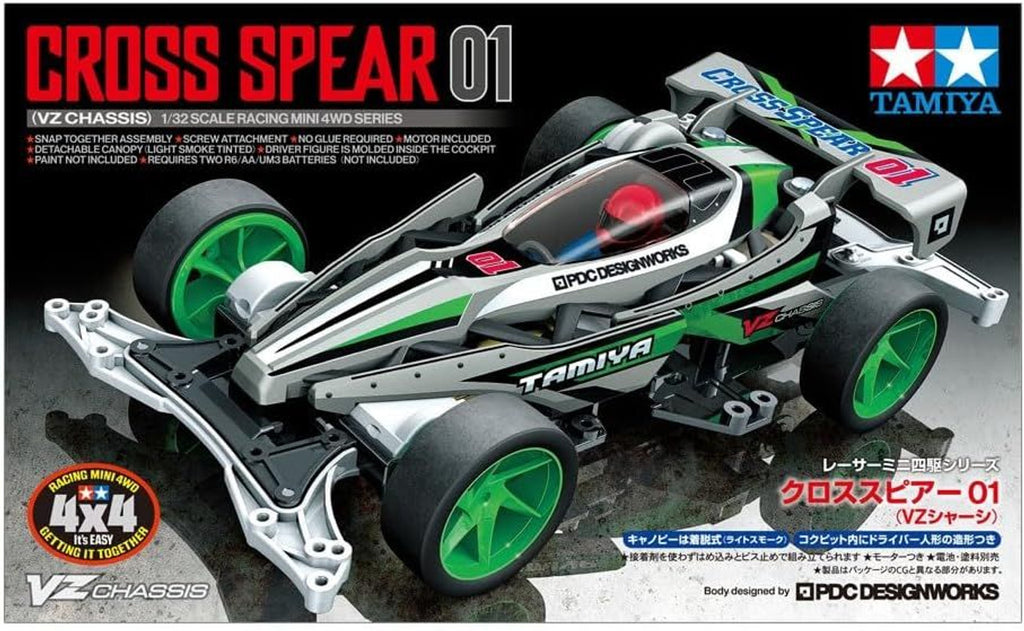 Cross Spear 01 VZ Chassis 18103 Tamiya 1/32 Mini 4WD