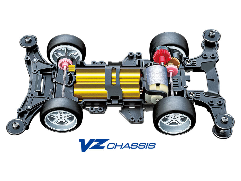 The Grasshopper Jr. VZ Chassis 18105 Tamiya Mini 4WD 1/32