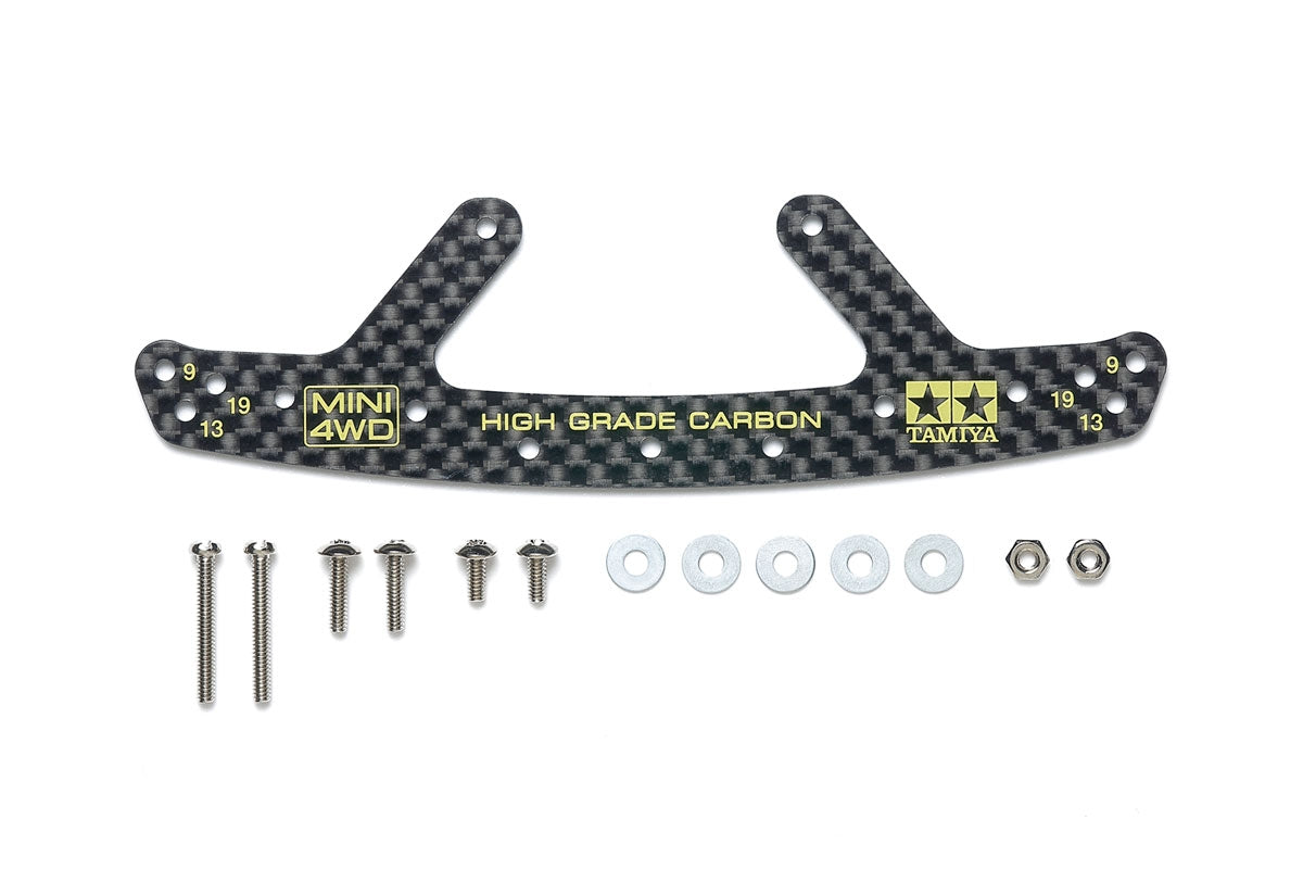 HG Carbon Front Bumper plate (1.5 mm) 95692 Tamiya Mini 4WD