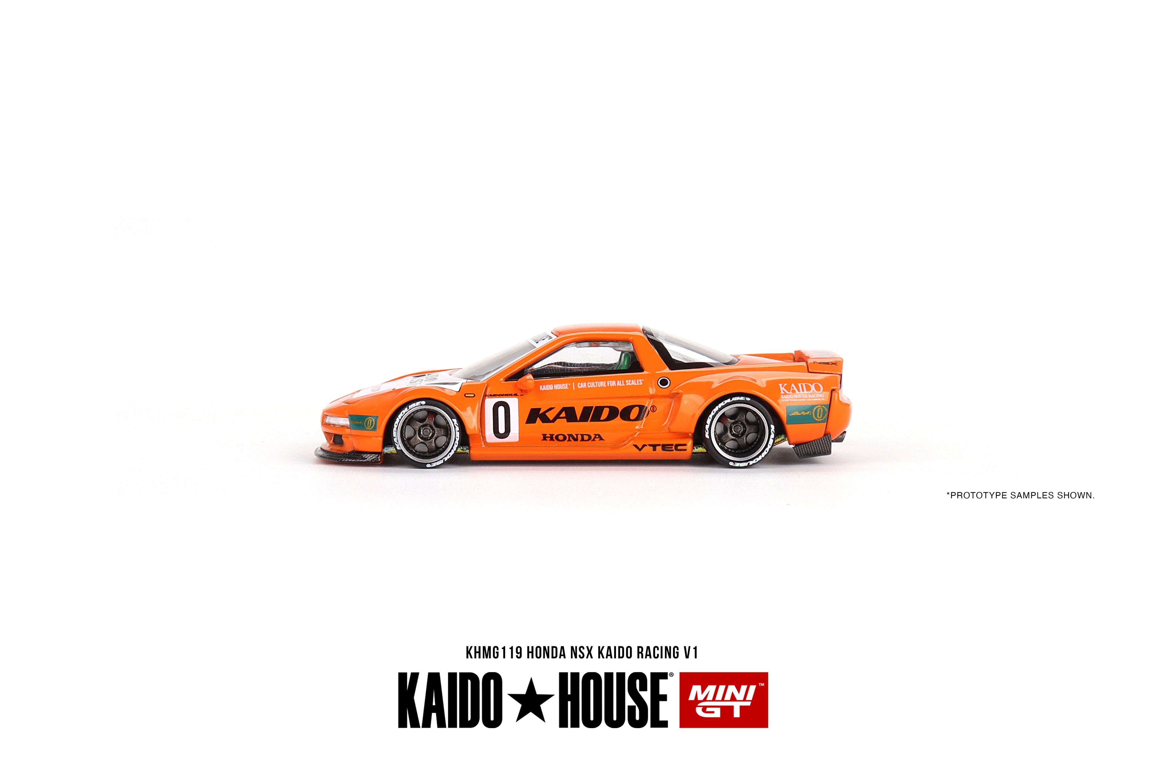 Kaido House x Mini GT Honda NSX Kaido Racing V1 KHMG119 1/64 Diecast car