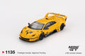 Mini GT Lamborghini Murciélago GT EVO Yellow LB-Silhouette WORKS (RHD) MGT01135-R 1:64 Diecast car