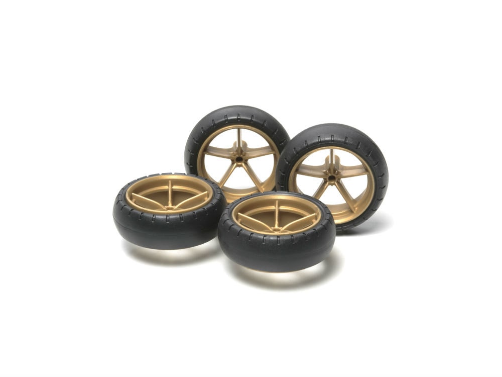 Large Dia. Narrow LW Wheels with Arched Tire 15368 Tamiya Mini 4WD