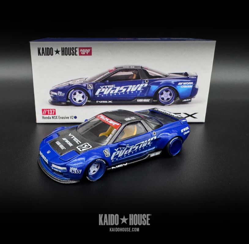 Kaido House Honda NSX Evasive V2 KHMG137 x Mini GT 1/64 Diecast