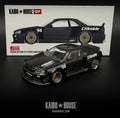 Kaido House x Mini GT 1:64 Nissan Skyline GT-R R34 GReddy V2 (Black Edition) JDM Diecast Kaido GT KHMG222