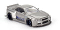 Kaido House x Mini GT Nissan Skyline GT-R (R34) Kaido Works™ SHINJUKU V1 KHMG143 1/64 Diecast car