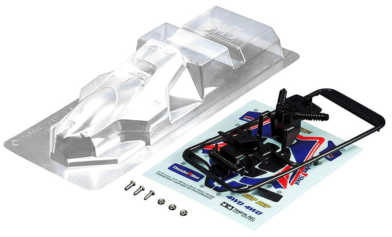 Thuder Shot Clear Body Set (Polycarbonate) 15502 Tamiya Mini 4WD